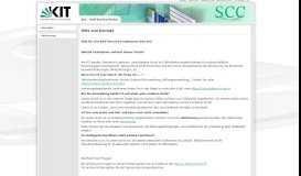 
							         Hilfe - KIT - SCC - Self-Service-Portal								  
							    