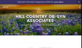 
							         Hill Country OB/GYN: OB/GYNs: Austin, TX & Dripping Springs, TX								  
							    