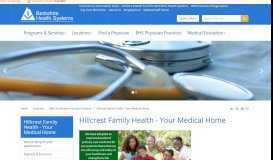 
							         Hillcrest Family Health - Your Medical Home Pittsfield, Massachusetts ...								  
							    