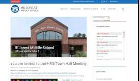 
							         Hillcrest Middle | - Sumter School District								  
							    