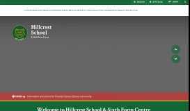 
							         Hillcrest School								  
							    