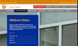 
							         Hillsboro Clinics - Virginia Garcia Memorial Health Center								  
							    