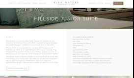 
							         Hillside Junior Suite | Blue Waters Resort & Spa, Antigua								  
							    