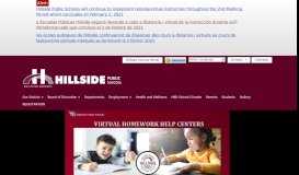 
							         Hillside Public Schools: Home								  
							    