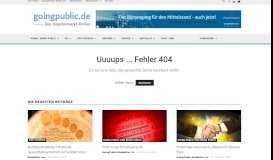 
							         Hilti AG - GoingPublic.de - Das Kapitalmarkt-Portal								  
							    
