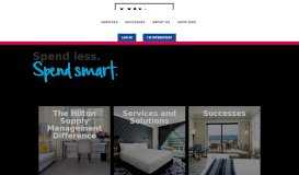 
							         Hilton Supply Management: homepage								  
							    