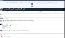 
							         Himachal Pradesh Education Portal - Facebook								  
							    