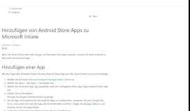 
							         Hinzufügen von Android Store-Apps zu Microsoft Intune | Microsoft Docs								  
							    
