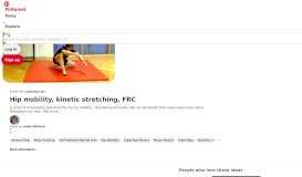 
							         Hip mobility, kinetic stretching, FRC | Ido Portal | Hip mobility ...								  
							    