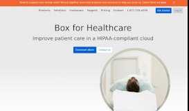
							         HIPAA Compliant Cloud Storage & File Sharing | Box Healthcare US								  
							    