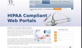 
							         HIPAA Compliant Web Portals - SD3								  
							    