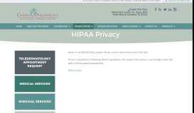 
							         HIPAA Privacy - Palm Beach Gardens, FL Dermatologist								  
							    