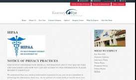 
							         HIPAA: Privacy Practices | Kearney Eye Institute								  
							    