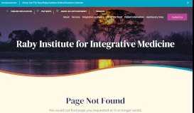 
							         HIPAA Privacy Statement - The Raby Institute for Integrative Medicine ...								  
							    