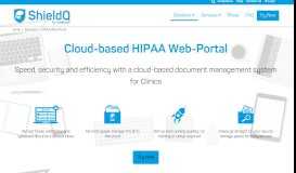 
							         HIPAA Web-Portal - ShieldQ								  
							    