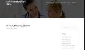 
							         HIPAA_Privacy_Notice - Killeen Pediatric Care Clinic								  
							    