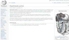 
							         Hipertensão portal – Wikipédia, a enciclopédia livre								  
							    