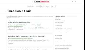 
							         Hippodrome Login — One Click Access								  
							    