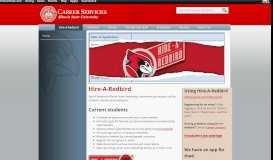 
							         Hire a Redbird - Illinois State | Career Center - Illinois State University								  
							    