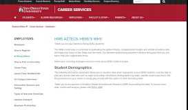 
							         Hire Aztecs | Career Services | SDSU								  
							    