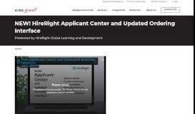 
							         HireRight Applicant Center | HireRight								  
							    