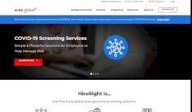 
							         HireRight: Employment Background Checks, Background Screening								  
							    