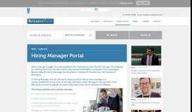 
							         Hiring Manager Portal - - ResourceBank								  
							    