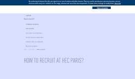 
							         Hiring our students - HEC Paris								  
							    