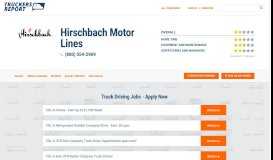 
							         Hirschbach Motor Lines | Truckers Review Jobs, Pay, Home Time ...								  
							    