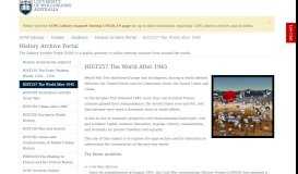 
							         HIST257 The World After 1945 - History Archive Portal - Guides at ...								  
							    