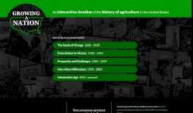 
							         Historical Timeline — Agricultural Education & Extension								  
							    
