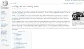 
							         History of Knott's Berry Farm - Wikipedia								  
							    