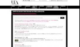 
							         History - The UEA Portal								  
							    