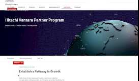 
							         Hitachi Partner Program Overview - Become A Partner | Hitachi Vantara								  
							    