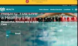 
							         HIV and AIDS Care & Treatment :: UNM Health System | The ...								  
							    