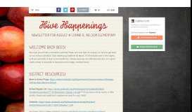 
							         Hive Happenings | Smore Newsletters for Education								  
							    