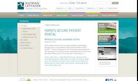 
							         Hixny's Secure Patient Portal Archives | Nathan Littauer Hospital								  
							    