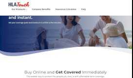
							         HLATouch - Online Life Insurance Platform by Hong Leong Assurance								  
							    