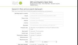 
							         HM Land Registry house price data								  
							    