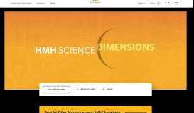 
							         HMH Science Dimensions | K-12 NGSS Science Curriculum ...								  
							    