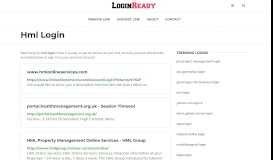 
							         Hml Login — Sign in to Account - loginready.com								  
							    