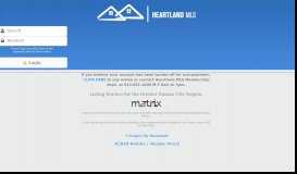
							         HMLS Matrix log in - Heartland MLS								  
							    