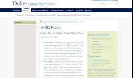
							         HMO Plans | Human Resources								  
							    