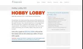 
							         Hobby Lobby - Promethean Software Services								  
							    