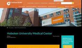 
							         Hoboken University Medical Center - CarePoint Health								  
							    