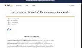 
							         Hochschule der Wirtschaft für Management Mannheim - Studiengänge ...								  
							    