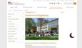 
							         Hochschule - Landeshauptstadt Magdeburg								  
							    