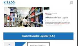 
							         Hochschule Ludwigshafen - Dualer Studiengang Logistik								  
							    