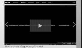 
							         Hochschule Magdeburg-Stendal - Website | KMS TEAM								  
							    