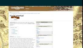
							         Hold portal | Forgotten Realms Wiki | FANDOM powered by Wikia								  
							    
